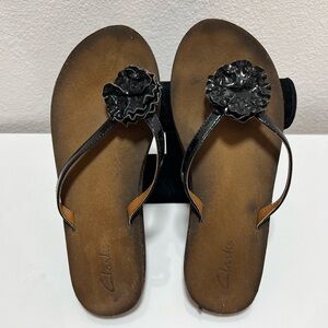 Clarks Women's Black Sandals